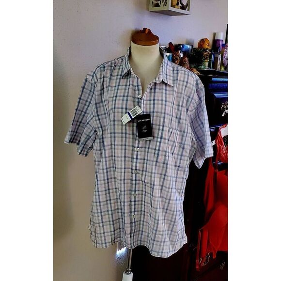 NWT VAN HEUSEN DRESS SHIRT - Picture 1 of 5